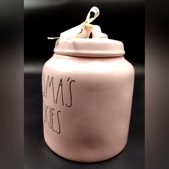 Rae Dunn Magenta Large Cookie Jar Grandma's Cookies Pink - Picture 6 of 14